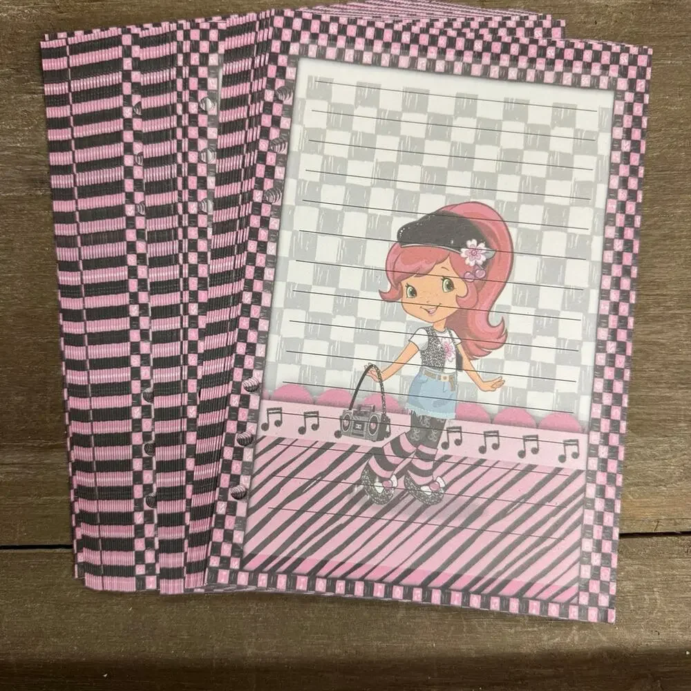 Strawberry Shortcake Girl Size A5 Refill Paper